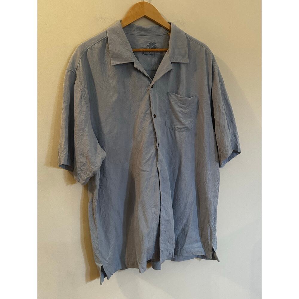 Tommy Bahama Hawaiian 100% silk Short Sleeve Camp Shirt XL Hawaiian Shirt - Picture 8 of 9